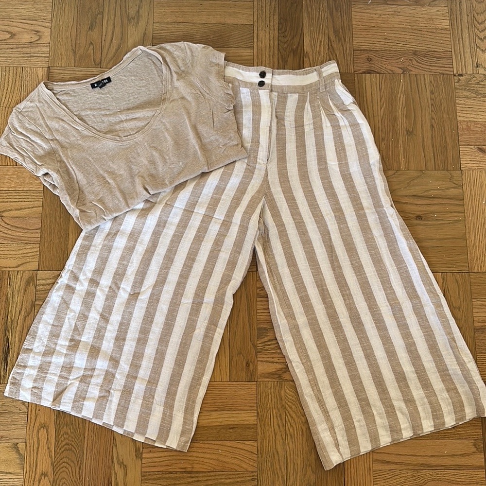 EUC Express Beige Tee - Picture 3 of 4